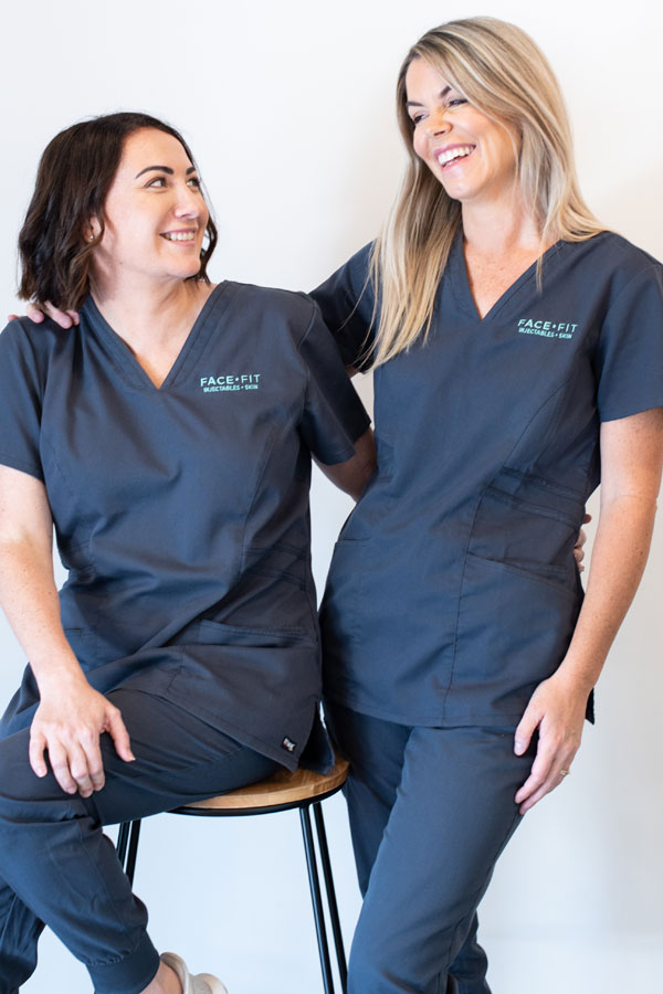 Face Fit Skin Clinic Co-owners, Charlotte and Brooke