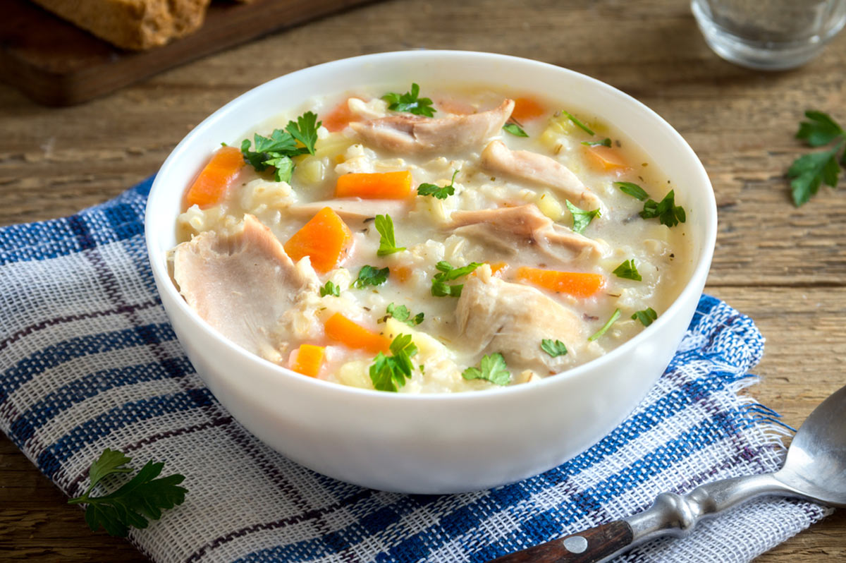 Recipe from naturopath Evie for Immune Boosting Winter Chicken Soup