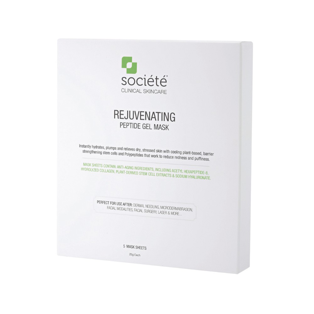 society box of peptide gel masks