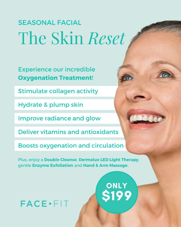 The Seasonal Skin Reset Facial promotion details